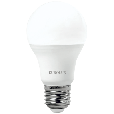 Лампа светодиодная Eurolux  LL-E-A60-15W-230-6K-E27 (груша, 15Вт, холод., Е27) 