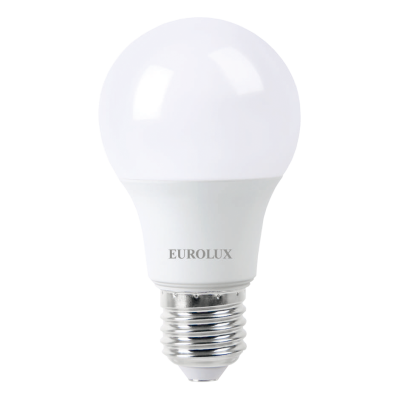 Лампа светодиодная Eurolux :LL-E-A60-11W-230-6K-E27 (груша, 11Вт, холод., Е27) 