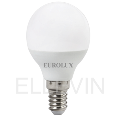 Лампа светодиодная EUROLUX: LL-R-G45-7W-230-3K-E14