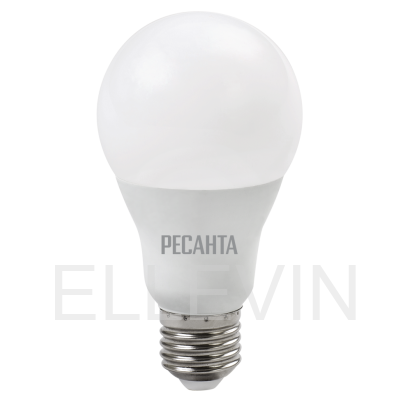 Лампа светодиодная РЕСАНТА: LL-R-A65-15W-230-3K-E27