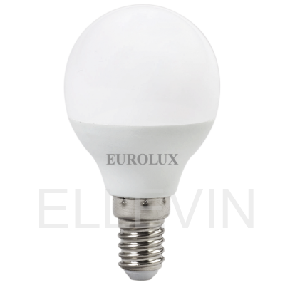 Лампа светодиодная EUROLUX: LL-E-G45-7W-230-2,7K-E14