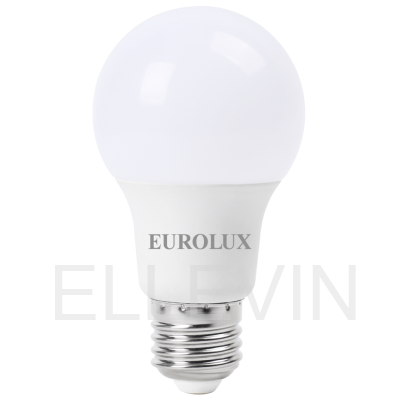 Лампа светодиодная EUROLUX: LL-E-A60-9W-230-2,7K-E27