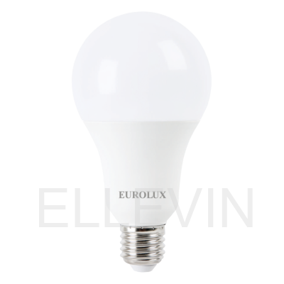 Лампа светодиодная Eurolux  LL-E-A80-25W-230-4K-E27 (груша, 25Вт, нейтр., Е27) 