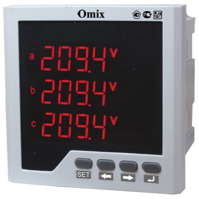 Мультиметр трехфазный щитовой: Omix P99-ML-3-0.5-RS