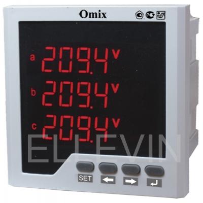 Мультиметр трехфазный щитовой: Omix P99-ML-3-0.5-RS