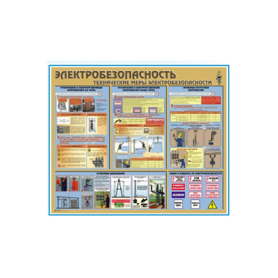 Стенд «Электробезопасность. Технические меры электробезопасности»