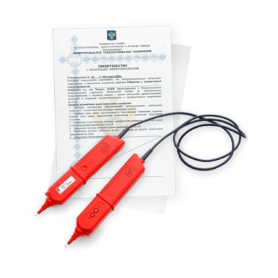 Испытание указателей низкого напряжения - до 1000В с протоколом 