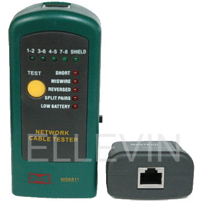 MS6811 Тестер кабеля замыкание, обрыв, идентиф. в многож. кабелях MASTECH