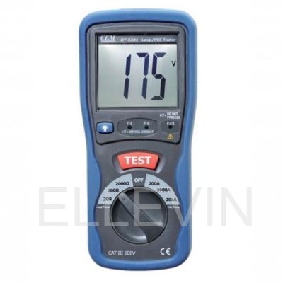 DT-5301 Тестер измеритель сопротивления петли фаза-нуль и тока короткого замыкания