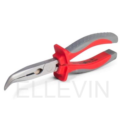 Длинногубцы изогнутые изолированные  200 мм КВТ