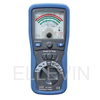 DT-5503 Аналоговый тестер изоляции и электропроводимости