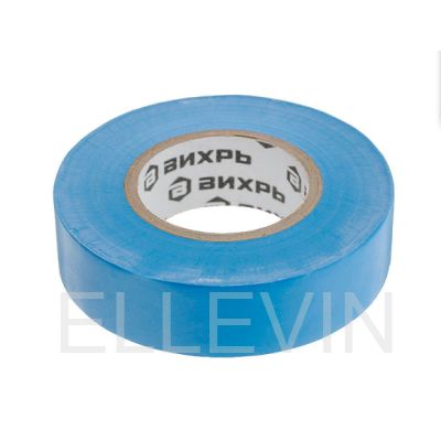 Изолента ВИХРЬ: 19мм х 20м синий