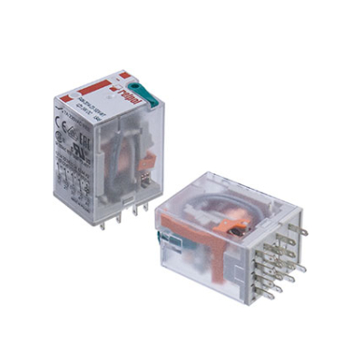 Реле R4N-2014-23-1048-WT 7A,4CO, 48VDC, мех.инд., тест-кнопка