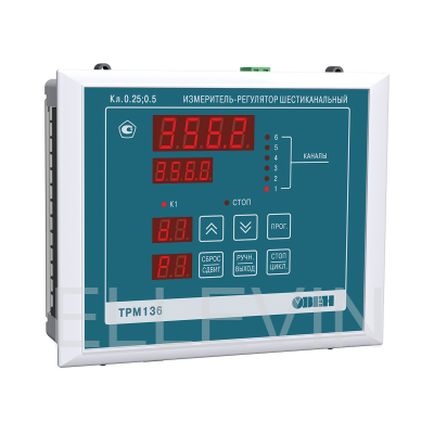 ТРМ136 шестиканальный регулятор с RS-485
