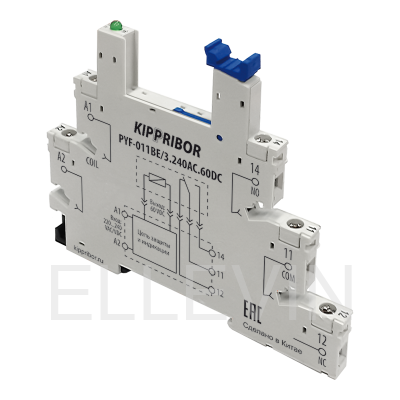 Монтажные колодки PYF-011BE (для 1-контактных промежуточных реле серии SR) KIPPRIBOR