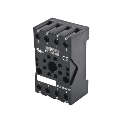 Монтажные колодки PYF-039BE (для 2- и 3-контактных промежуточных реле серии RS) KIPPRIBOR