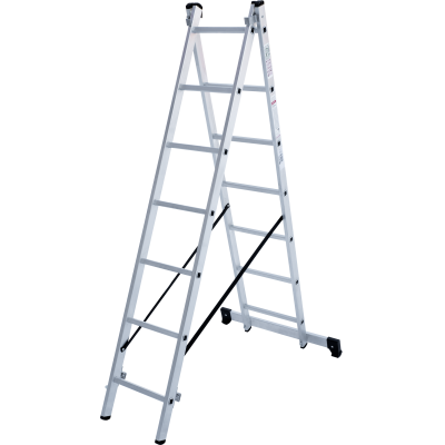 Лестница алюминиевая двухсекционная  N1220207