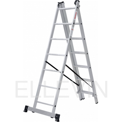 Лестница алюминиевая трехсекционная :N1230307