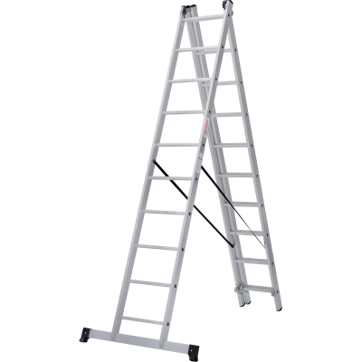 Лестница алюминиевая трехсекционная  N1230310