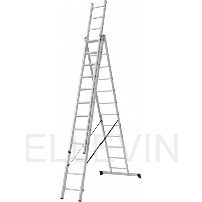 Лестница алюминиевая трехсекционная :N1230312