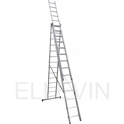 Лестница алюминиевая трехсекционная :N1230314