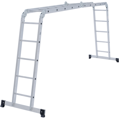 Лестница-трансформер алюминиевая  с помостом, ширина 340 мм NV2330408