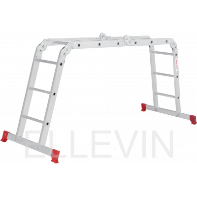Лестница-трансформер алюминиевая,  ширина 340 мм NV2320403
