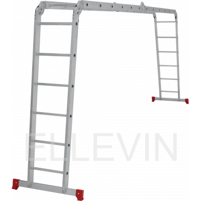 Лестница-трансформер алюминиевая,  ширина 340 мм NV2320406