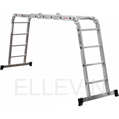 Лестница-трансформер алюминиевая, :ширина 400 мм NV2322404