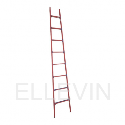 Лестница стеклопластиковая: диэлектрическая приставная мягкий грунт крюки ЛСПД-3,0 МГ К