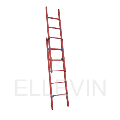 Лестница стеклопластиковая  диэлектрическая приставная раздвижная ЛСПРД-3,0 Евро