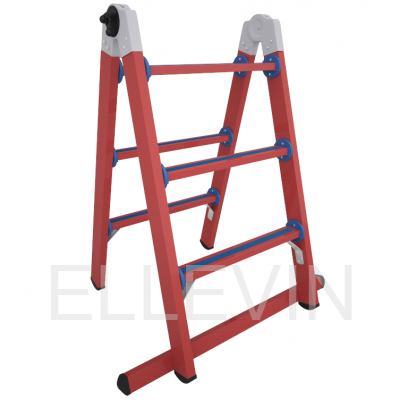 Лестница-стремянка стеклопластиковая  трансформер мягкий гурнт ЛСПТД-1,0 Мг