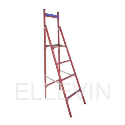 Стремянка стеклопластиковая: диэлектрическая СВД-1,5 Т с вертикальной опорой телеком