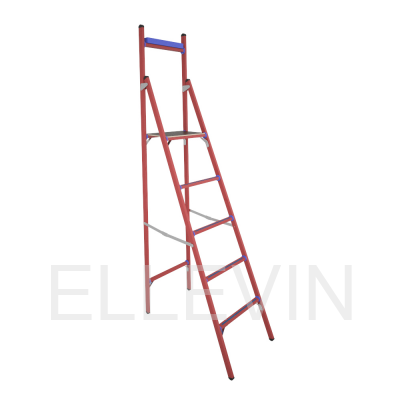 Стремянка стеклопластиковая: диэлектрическая СВД-1,8 с вертикальной опорой