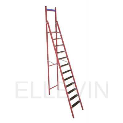 Стремянка стеклопластиковая: диэлектрическая СВД-3,0 ЕТ с вертикальной опорой телеком