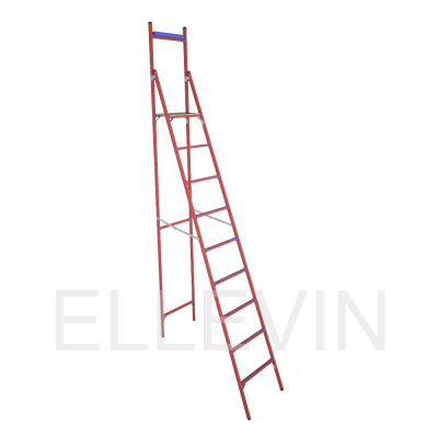 Стремянка стеклопластиковая  диэлектрическая ССД-3,0 Е Т с симметричной опорой телеком