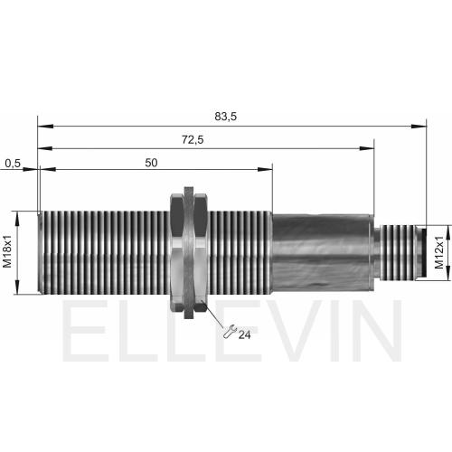 Датчик индуктивный ВБИ-М18-76Р-1113-3